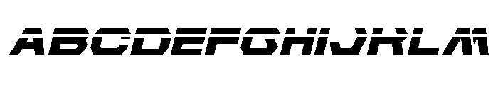 New Cyborg Laser Italic FONT
