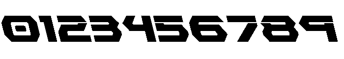 New Cyborg Leftalic Font OTHER CHARS