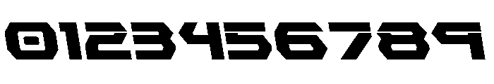 New Cyborg Semi-Leftalic Font OTHER CHARS