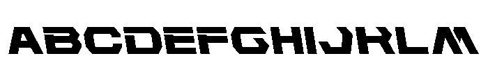 New Cyborg Semi-Leftalic FONT
