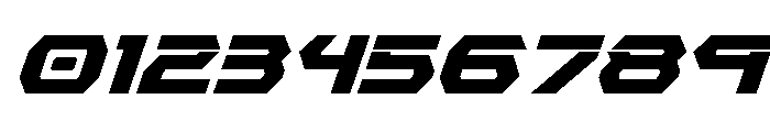 New Cyborg Super-Italic Font OTHER CHARS