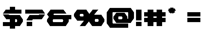 New Cyborg Font OTHER CHARS