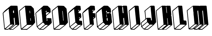 New Dimension Font UPPERCASE