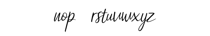 New Florence Font LOWERCASE
