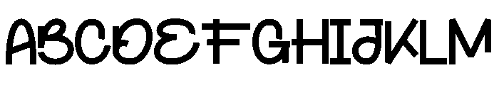 New Gellony Regular Font UPPERCASE