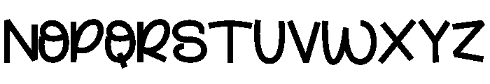 New Gellony Regular Font UPPERCASE