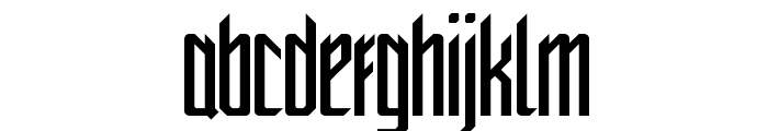 New Gothic Style Font LOWERCASE