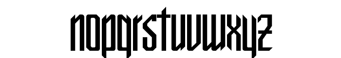 New Gothic Style Font LOWERCASE