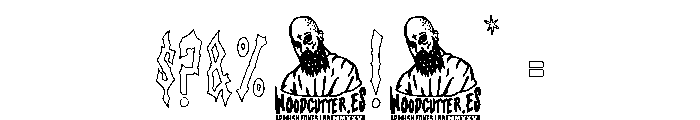 New Hard Times Club Outline Font OTHER CHARS