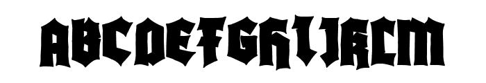 New Order Company Font UPPERCASE