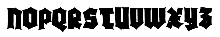 New Order Company Font UPPERCASE