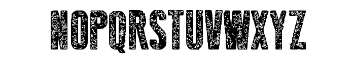 New Press Eroded Bold Font UPPERCASE