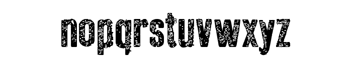 New Press Eroded Bold Font LOWERCASE