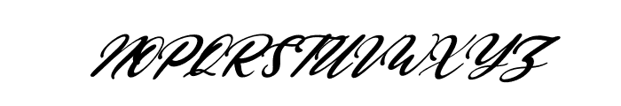 New Seaffon Italic Font UPPERCASE