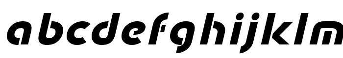 New Shape Bold Oblique Font LOWERCASE