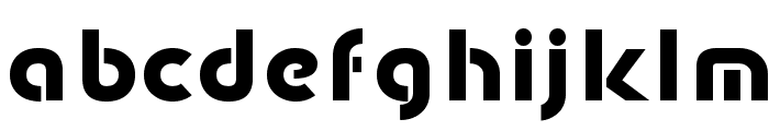 New Shape Bold Font LOWERCASE