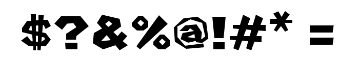 New Super Koopa Bros Wii Regular Font OTHER CHARS