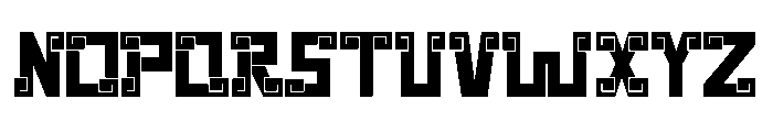 New Wave Aztec Font UPPERCASE