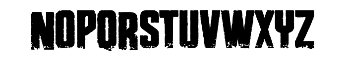 New York Hardcore Font UPPERCASE