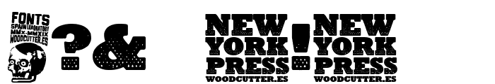 New York Press Font OTHER CHARS