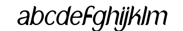 NewCrown-LightItalic_DEMO Font LOWERCASE