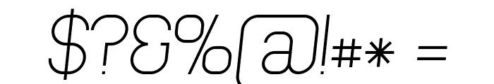 NewMedia Italic Font OTHER CHARS