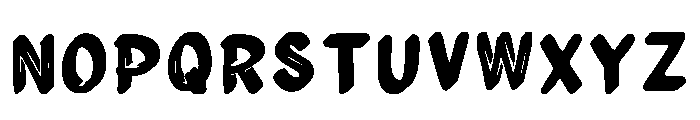 Newborn Regular Font UPPERCASE