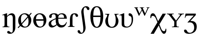 Newbury SILDoulos Font UPPERCASE