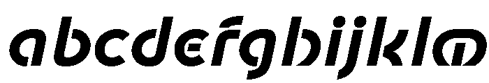 Newest Shape Bold Oblique FONT