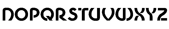 Newest Shape Bold Font UPPERCASE