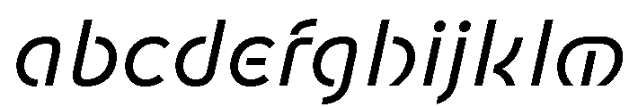 Newest Shape Book Oblique FONT
