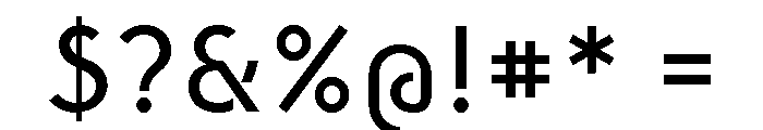 Newest Shape Book Font OTHER CHARS