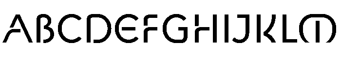 Newest Shape Book Font UPPERCASE