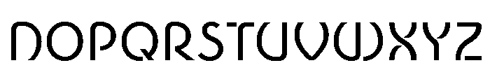 Newest Shape Book Font UPPERCASE