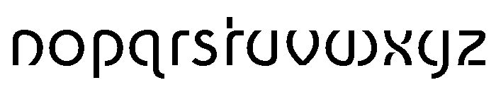 Newest Shape Book Font LOWERCASE