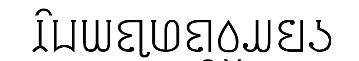 NewmongT Font LOWERCASE
