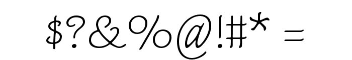 NewtSerifLight Font OTHER CHARS