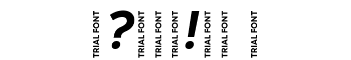 Nexa Text-Trial Extra Bold Italic Font OTHER CHARS