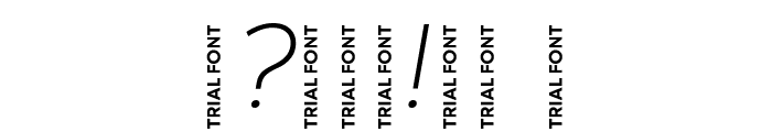 Nexa Text-Trial Extra Light Italic Font OTHER CHARS