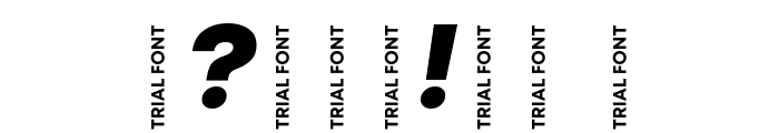 Nexa-Trial Black Italic Font OTHER CHARS