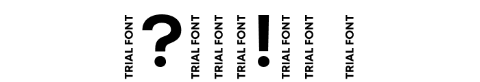 Nexa-Trial Extra Bold Font OTHER CHARS