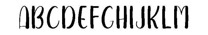 Next December Font UPPERCASE