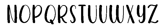 Next December Font UPPERCASE
