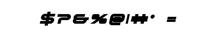 Nextwave Bold Italic Font OTHER CHARS