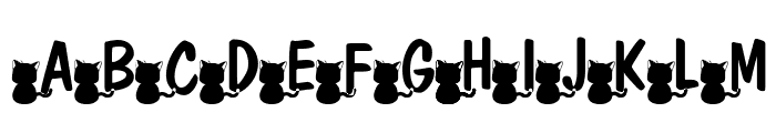 nekoFont Font UPPERCASE