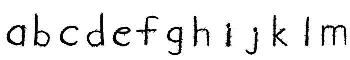 newFont-Regular Font LOWERCASE