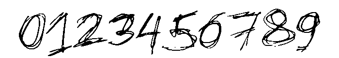 newSlendermanswriting Font OTHER CHARS