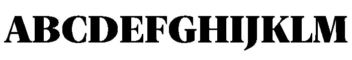 New York Extra Large Black Font UPPERCASE