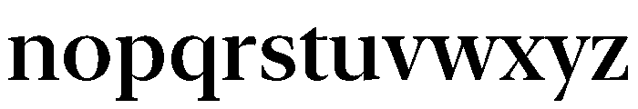 New York Extra Large Medium Font LOWERCASE