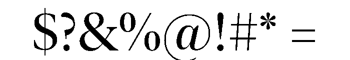 New York Extra Large Regular Font OTHER CHARS